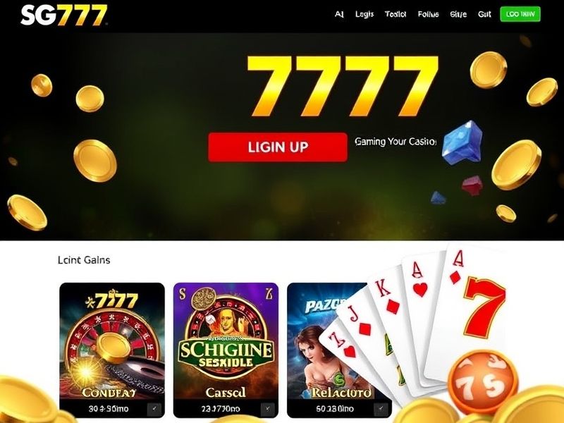 Welcome to sg777 login.com – your gateway to a premier online casino experience with slots, live dealers, and exclusive bonuses. Play real money games securely and enjoy 24/7 accessibility.